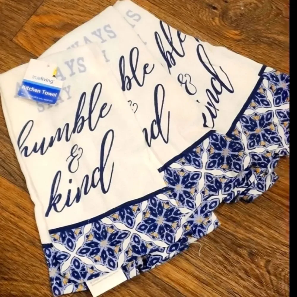 True Living‎ AlwaysvStay Humble & Kind Kitchen Hand Towels